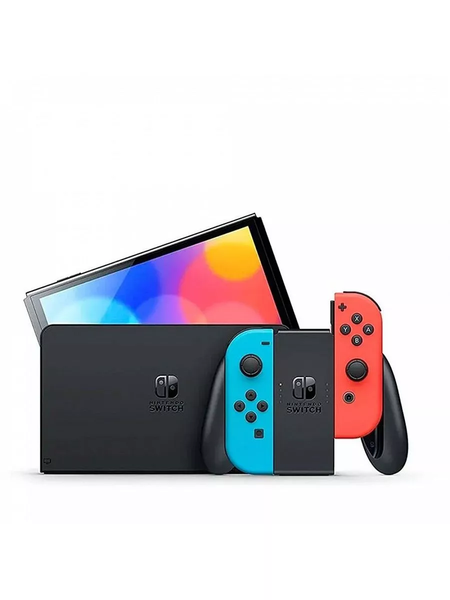 Nintendo Switch OLED 64 Gb neon NINTENDO 141169943 купить в  интернет-магазине Wildberries