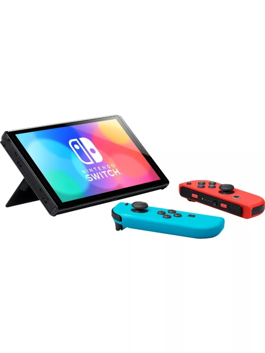 Nintendo Switch OLED 64 Gb neon NINTENDO 141169943 купить в  интернет-магазине Wildberries