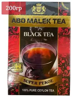 Чай черный цейлонский SUPER PEKOE 200г ABO MALEK TEA 141180286 купить за 461 ₽ в интернет-магазине Wildberries
