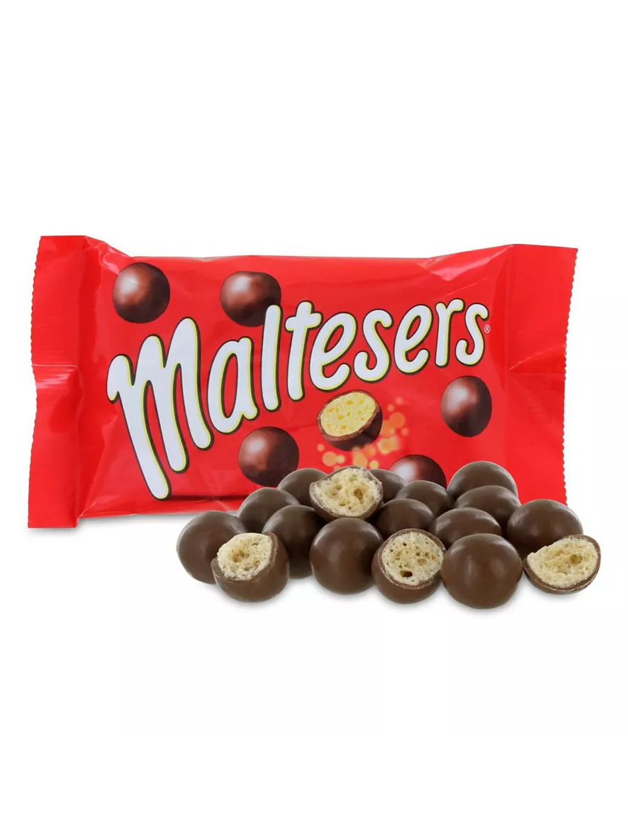 Шоколадные конфеты Мальтизерс, хрустящие шарики Maltesers 141184045 купить  за 470 ₽ в интернет-магазине Wildberries