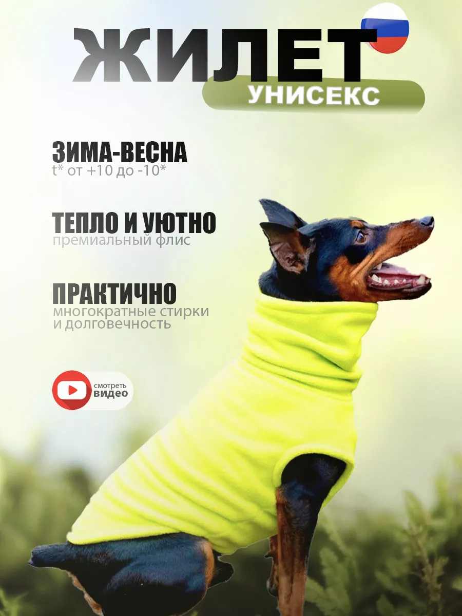 Жилет для собак мелких пород флисовый на весну CATDOG wear 141242815 купить  за 979 ₽ в интернет-магазине Wildberries