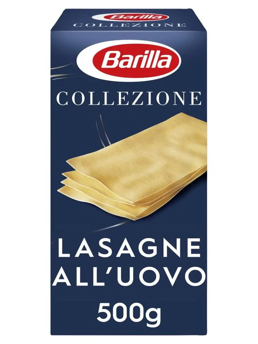 Макаронное изделие основа для Лазаньи яичная Barilla 141280141 купить за  819 ₽ в интернет-магазине Wildberries