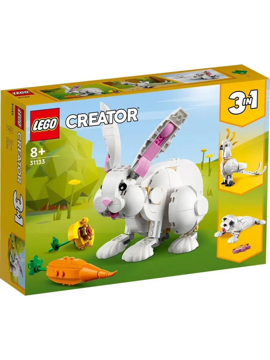 Конструктор Creator 31133 Белый кролик LEGO 141292882 купить в  интернет-магазине Wildberries