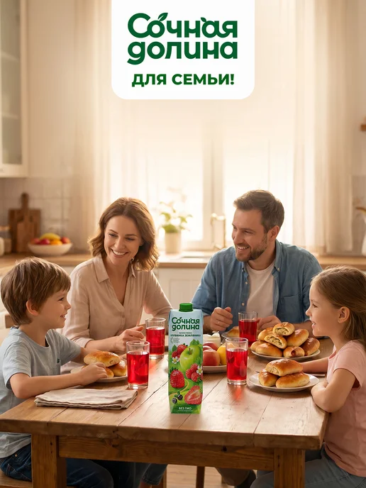 Сочная долина Напиток Яблоко Клубника Земляника 0,95 л х 6 шт, 950 мл, 6 шт, фото 7