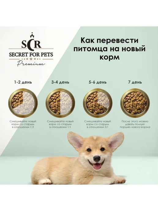 Сухой корм SECRET для собак, говядина, 2 кг, фото 8
