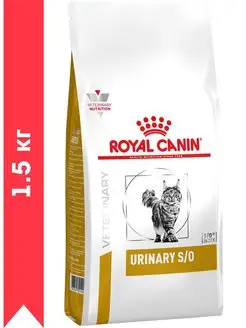 Корм сухой Urinary S/O для кошек Уринари 1,5 кг ROYAL CANIN 141314386 купить за 2 107 ₽ в интернет-магазине Wildberries