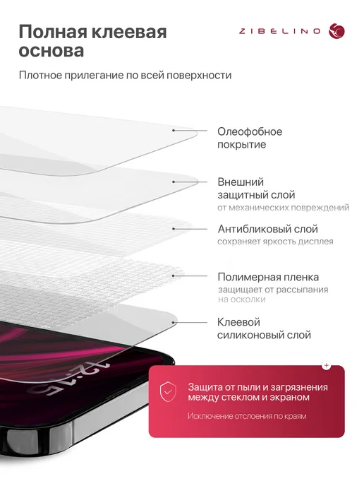 ZIBELINO Защитное стекло Xiaomi Mi 11 Lite 5G, 11 Lite, 11 Lite NE 5G, 5 г, 5 г, фото 4