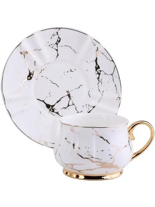 Чайный набор из фарфора на 6 персон - фото 5