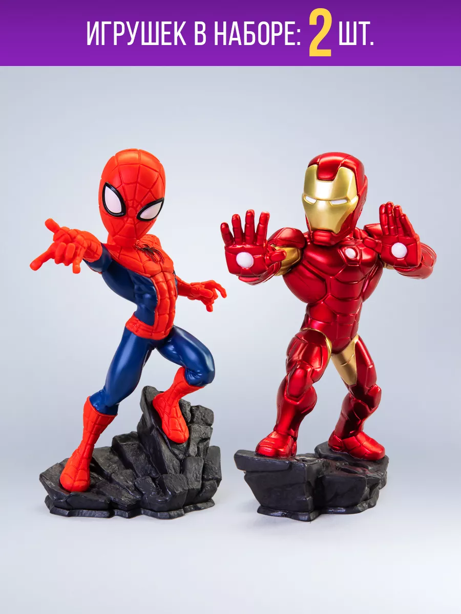 игрушки MARVEL - Человек Паук и Ironman Disney & MARVEL 141325853 купить за  1 149 ₽ в интернет-магазине Wildberries