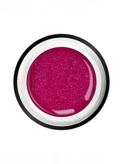 Гель-краска с шиммером и с липким слоем GPA-06 Themis Nail Club Professional. Цвет малиновый. Вид 1.