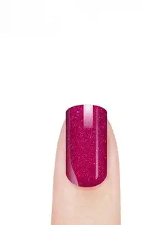 Гель-краска с шиммером и с липким слоем GPA-06 Themis Nail Club Professional. Цвет малиновый. Вид 2.
