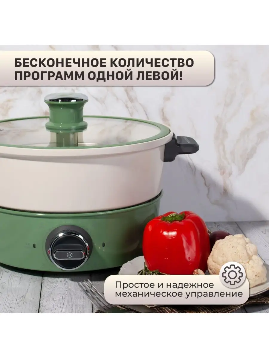 Мультиварка пароварка электро кастрюля с крышкой 4л Morphy Richards  141346257 купить за 11 152 ₽ в интернет-магазине Wildberries