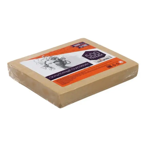 Пластилин скульптурный, 500 г, твердый