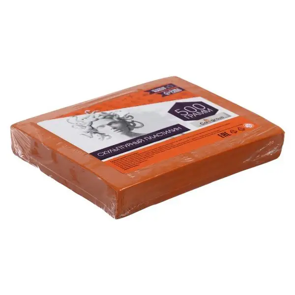 Пластилин скульптурный, 500 г, твердый