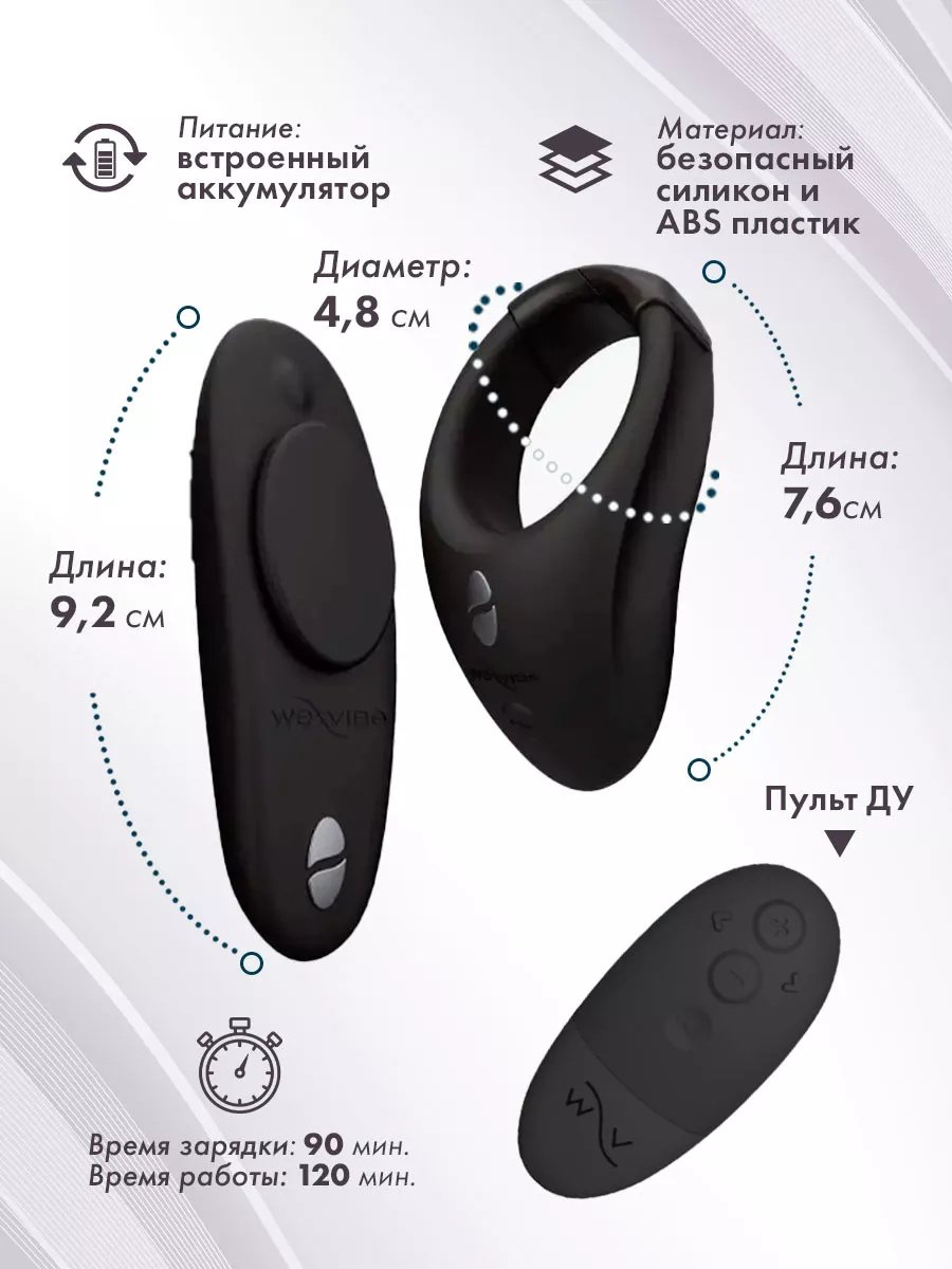 ❤️ Все модели we-vibe. Описание, вопросы и ответы. Для профессионалов.