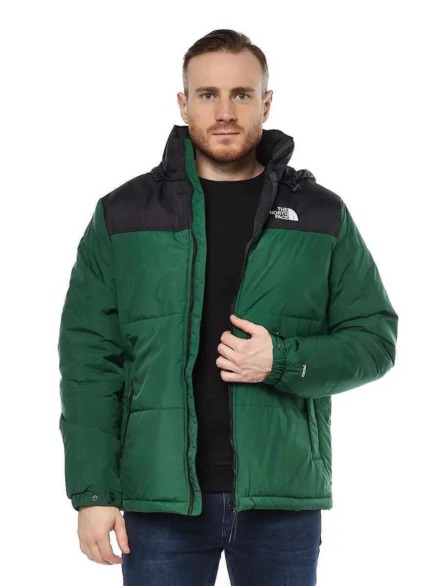 Куртка мужская стеганая с капюшоном короткая авто TNF THE NORTH FACE  141444707 купить за 1 968 ₽ в интернет-магазине Wildberries