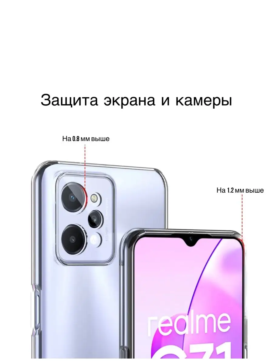 Чехол на Realme C31 Рилми С31 Празрачный DZ 141463414 купить за 103 ₽ в  интернет-магазине Wildberries