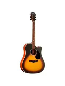 Акустическая гитара дредноут KEPMA D1C Sunburst KEPMA 141507262 купить за 14 205 ₽ в интернет-магазине Wildberries