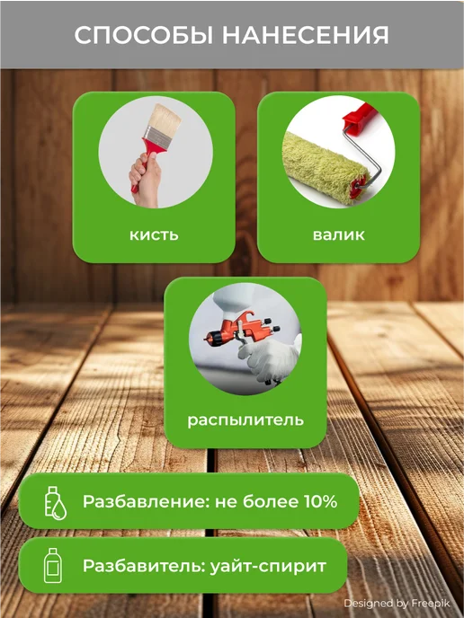 Neomid Пропитка для дерева декоративная защитная Неомид 0,9 л, орех, 2,7 л, фото 7
