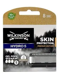 Hydro 5 Skin Premium Edition Сменные кассеты Sense 8 шт Wilkinson Sword 141534049 купить за 1 142 ₽ в интернет-магазине Wildberries