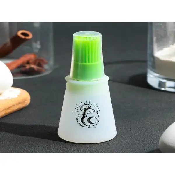 Кисть кулинарная для масла "Авокадо", 12х6 см.