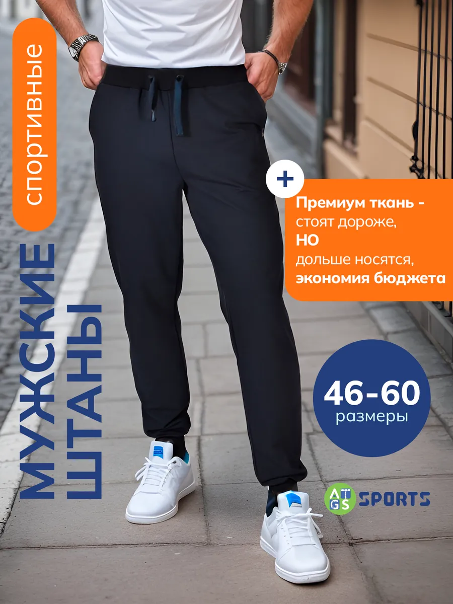 Брюки спортивные штаны мужские летние AT SPORTS 141541600 купить за 1 805 ₽  в интернет-магазине Wildberries