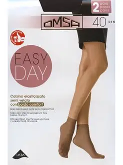 Эластичные носочки EASY DAY 40 ден OMSA 141555479 купить за 362 ₽ в интернет-магазине Wildberries