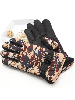 Перчатки зимние утепленные "Хаки" Shop Time 141562362 купить за 123 ₽ в интернет‑магазине Wildberries