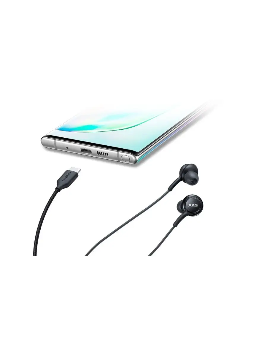 Проводные наушники AKG Type-C Samsung 141585564 купить за 360 ₽ в  интернет-магазине Wildberries