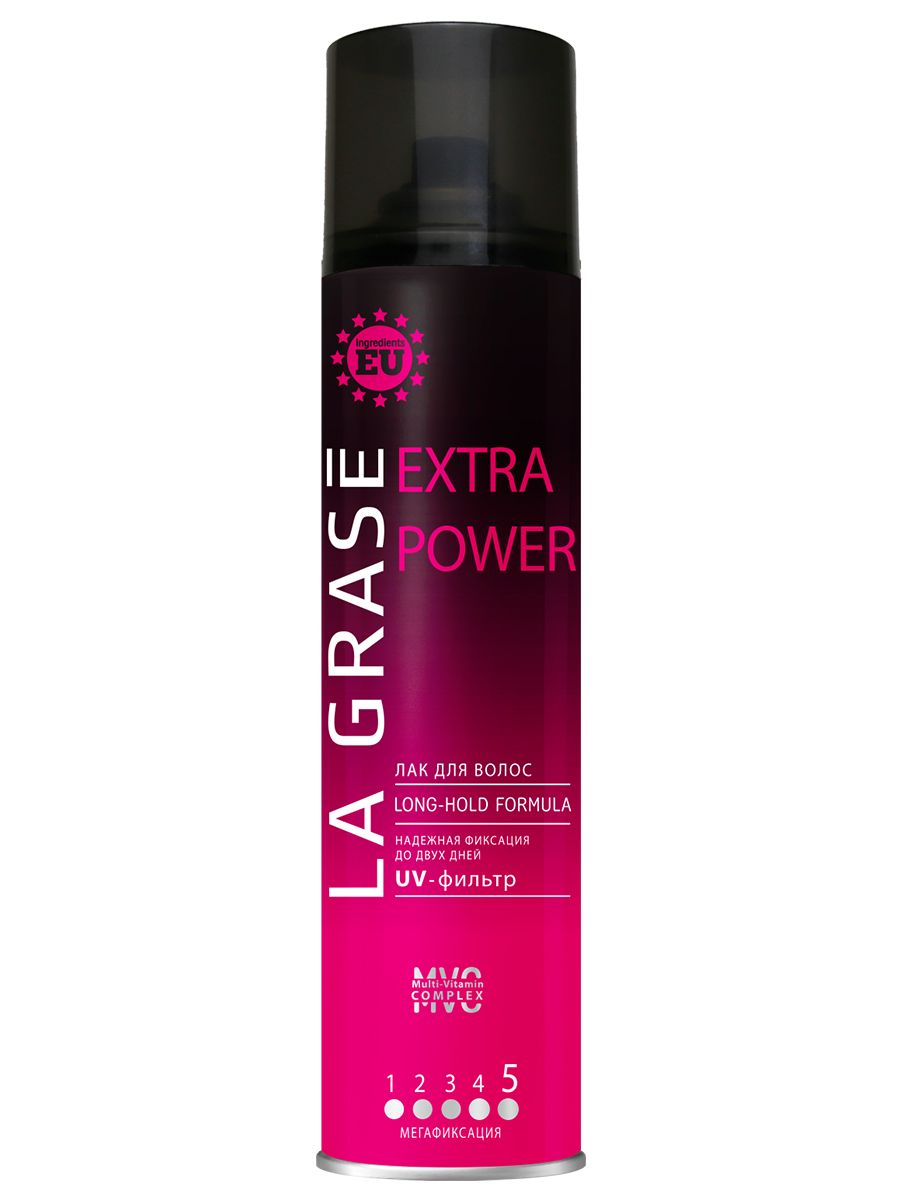 Extra hair для волос. Лак для волос la grase Extra Power 250. Лак для волос la grase Double Volume.