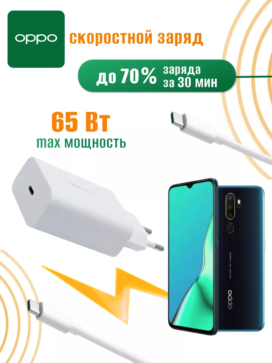 Адаптер, Зарядное устройство Oppo, OnePlus, Realme 65W Lavrentii Shop  141640894 купить за 985 ₽ в интернет-магазине Wildberries