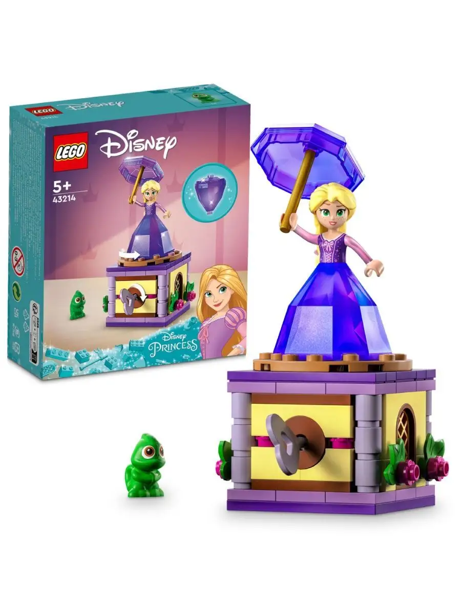 Конструктор Disney Princess 43214 Вращающаяся Рапунцель LEGO 141702547  купить в интернет-магазине Wildberries