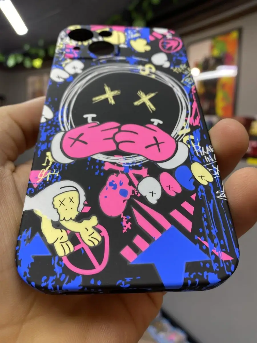 Чехол на Iphone 13 защитный чехол на айфон 13 Kaws LUXO 141778949 купить в  интернет-магазине Wildberries