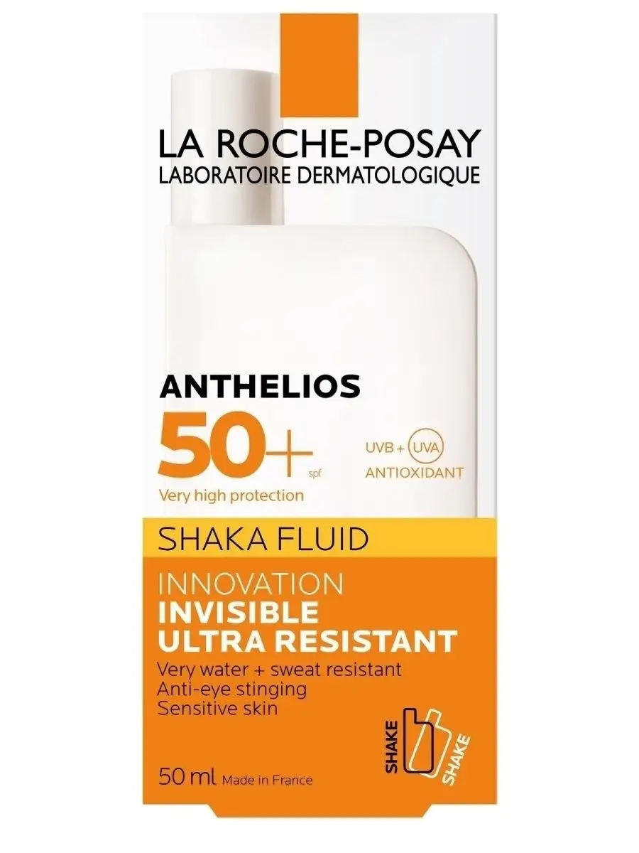 Солнцезащитный невидимый флюид SPF 50+ / PPD 46, 50 мл LA ROCHE-POSAY  141832970 купить в интернет-магазине Wildberries