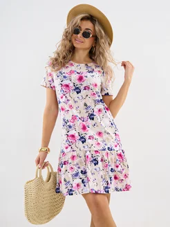Платье сарафан летнее домашнее хлопок LadyLove 141899667 купить за 1 001 ₽ в интернет-магазине Wildberries