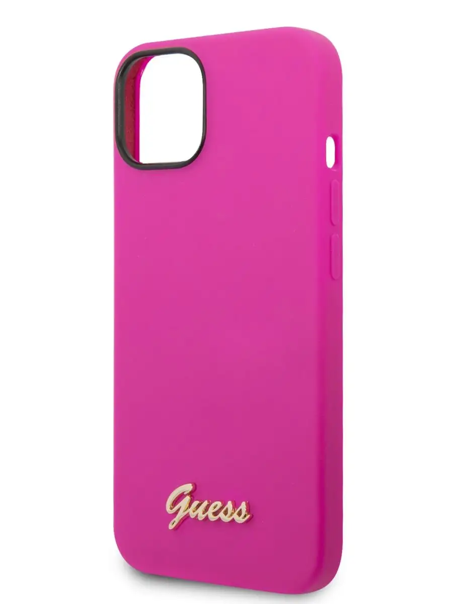 Чехол на iPhone 14 силиконовый Liquid silicone GUESS 141913673 купить за 1  767 ₽ в интернет-магазине Wildberries