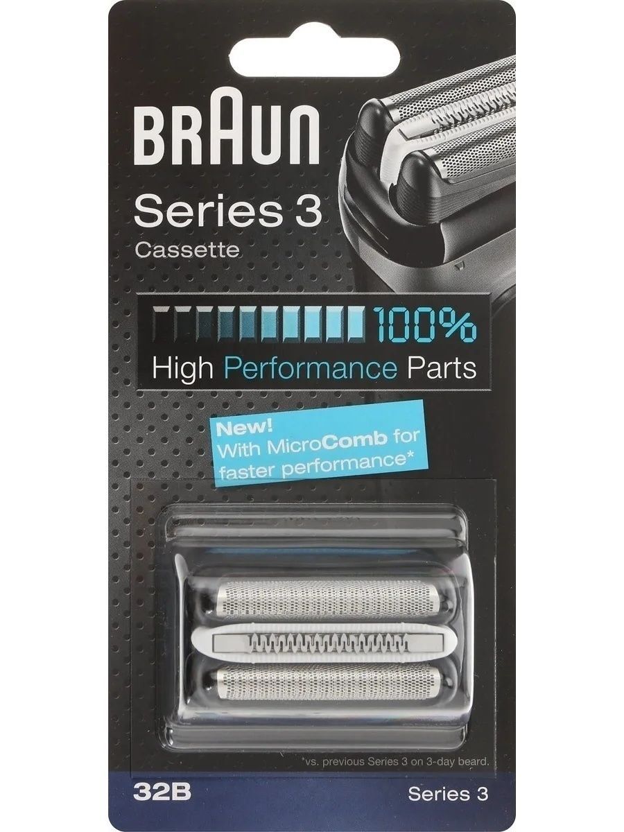 Braun кассета. Сетка + режущий блок Braun 32s. Кассета Браун 32s. Braun Series 3 32s. Головка Braun-32 s без упаков.