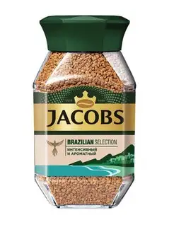 Растворимый кофе Jacobs Brazilian Selection 95 граммов ст/б Jacobs 141928883 купить за 469 ₽ в интернет-магазине Wildberries