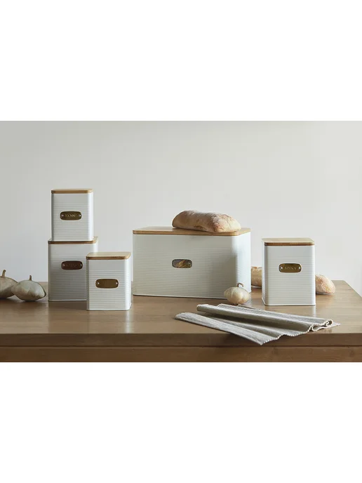 Smart Solutions Хлебница Irmel, 33,7х18х22 см, молочная, 33.7x18x22 см, фото 3