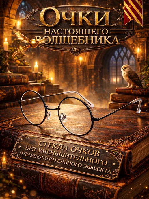 wonder side realities Очки, для вечеринки в стиле Гарри Поттер, вариант