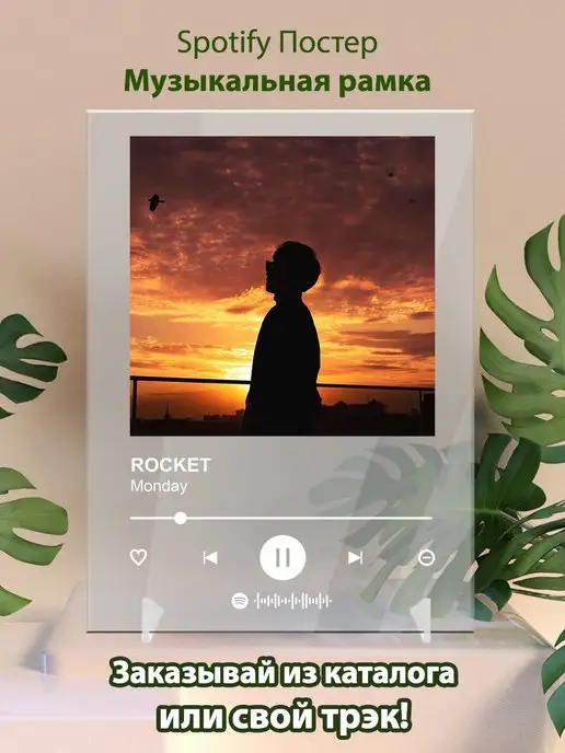 Arthata-spotify постер Спотифай постер Постер Rocket Monday Плакат Rocket картина Спотифай постер