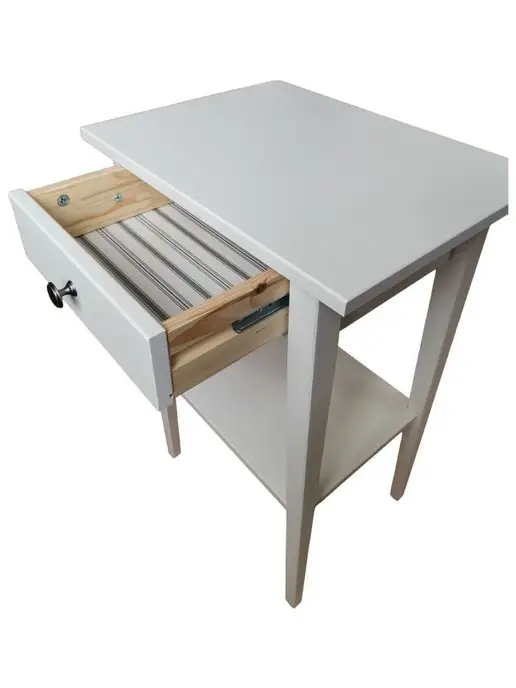 TRUE WOOD Тумба прикроватная Кантри 01 Белый лак, белый, фото 6