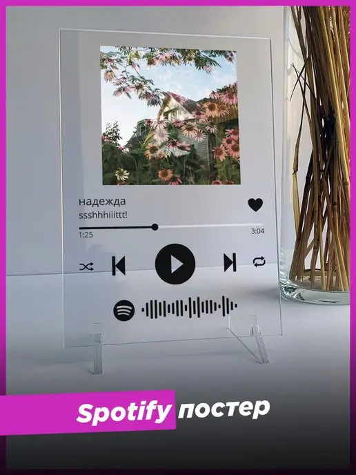 Spotify Poster Spotify постер ssshhhiiittt! спотифай фигурка подарок другу