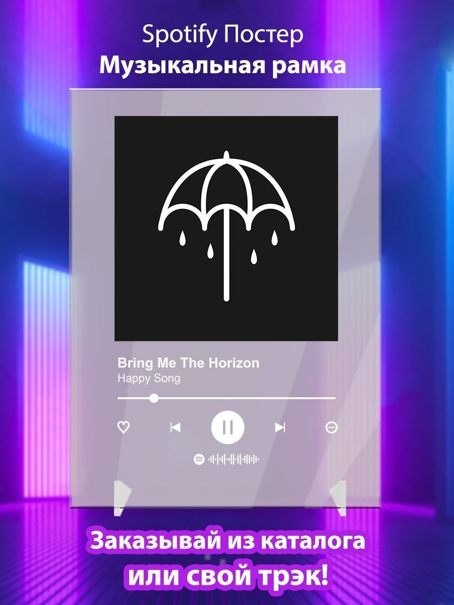 Bring me the horizon happy song. Bring me the Horizon Постер. Спотифай рамка. Og Buda Постер.