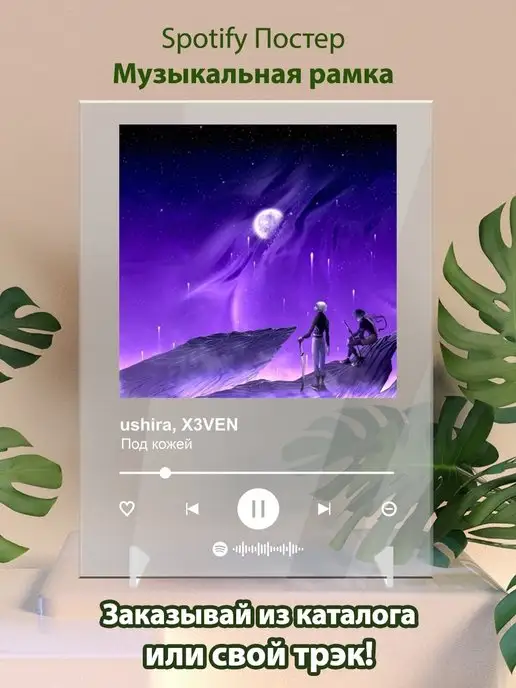 Arthata-spotify постер Спотифай постер Постер Ushira X3VEN карточки. Плакат Ushira X3VEN картина