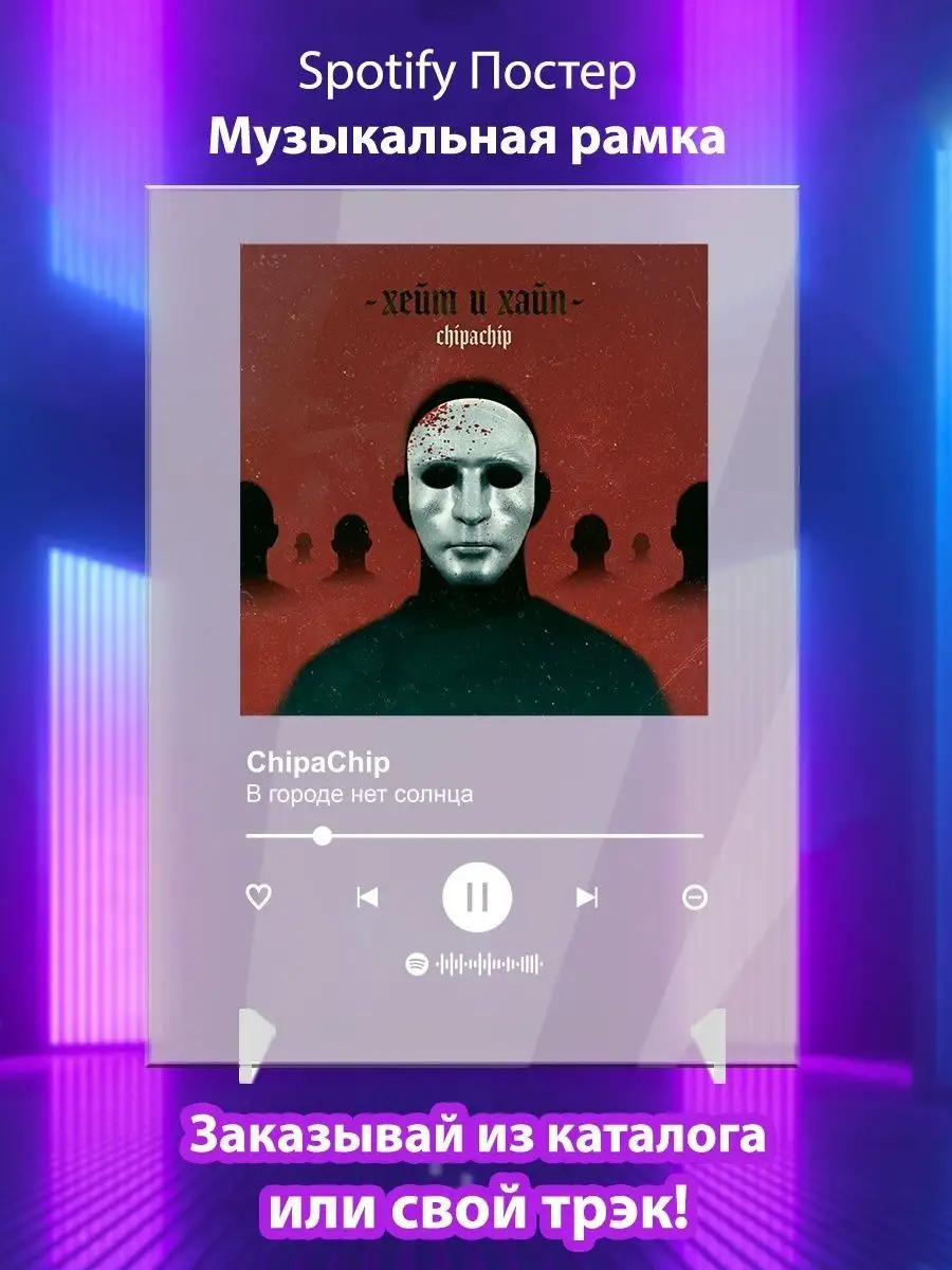 Spotify постер Chipachip карточки. Плакат Chipachip картина Arthata-spotify  постер Спотифай постер 142150311 купить за 475 ₽ в интернет-магазине  Wildberries