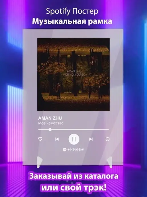 Arthata-spotify постер Спотифай постер Спотифай постер AMAN ZHU карточки. Плакат AMAN ZHU картина