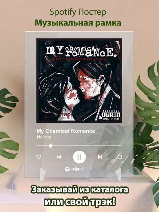 Arthata-spotify постер Спотифай постер Spotify постер My Chemical Romance-Helena Плакат, картина