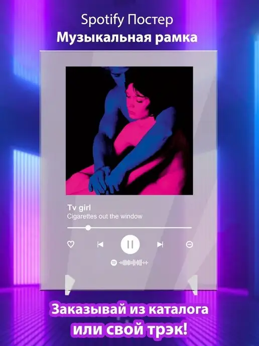 Arthata-spotify постер Спотифай постер Spotify постер Tv girl карточки. Плакат Tv girl картина