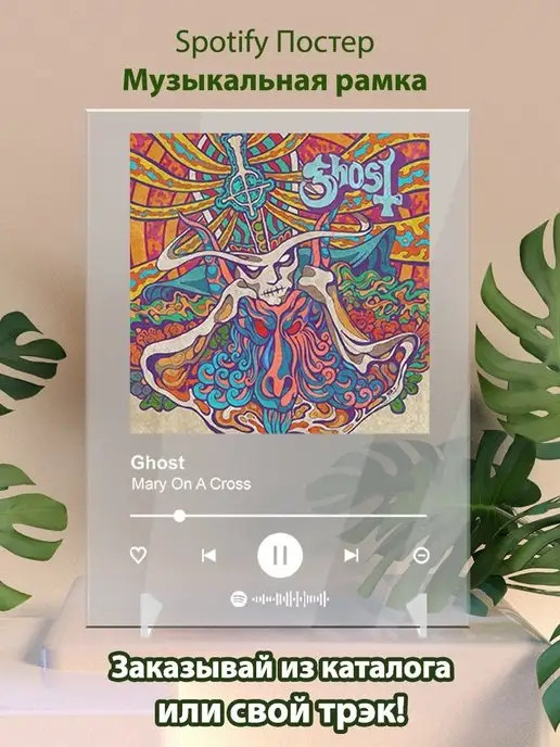 Arthata-spotify постер Спотифай постер Spotify постер Ghost карточки. Плакат Ghost картина